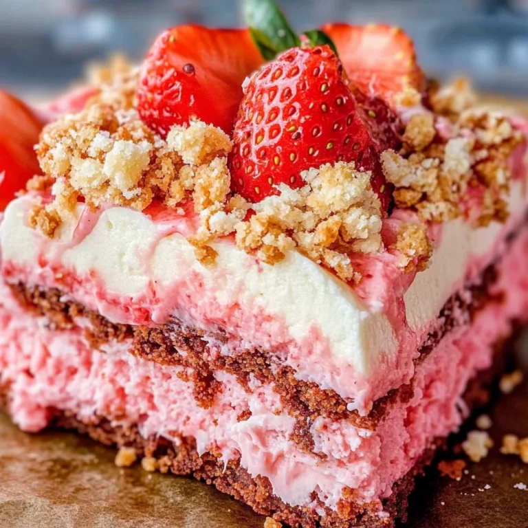 Strawberry Crunch Brownies