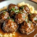 Tasty Slow Cooker Salisbury Steak Meatballs Recipe