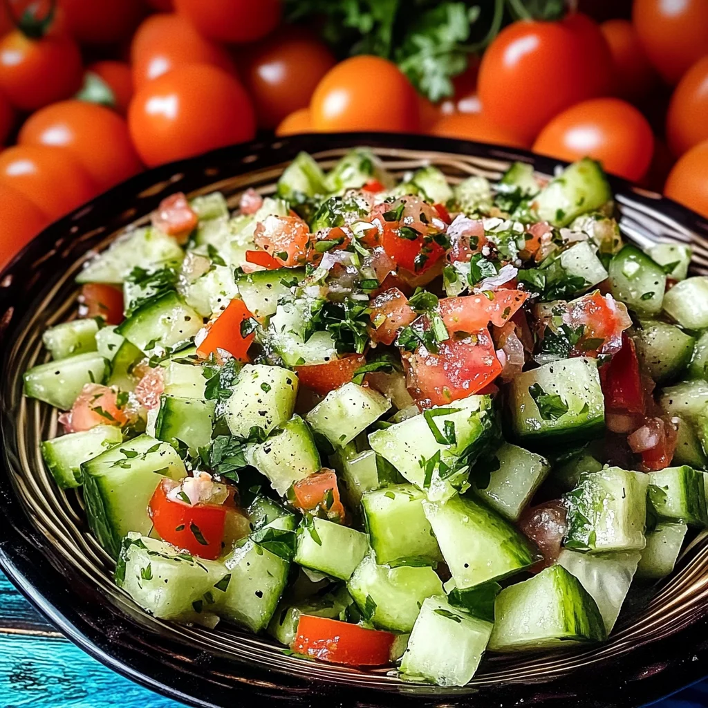 crisp cucumber salsa