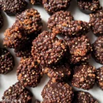 3-Ingredient Dark Chocolate Quinoa Crisps