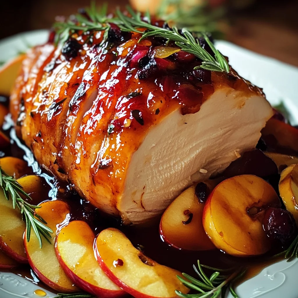 Apple Cider Glazed Turkey Breast