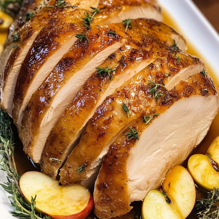 Apple Cider Glazed Turkey Breast