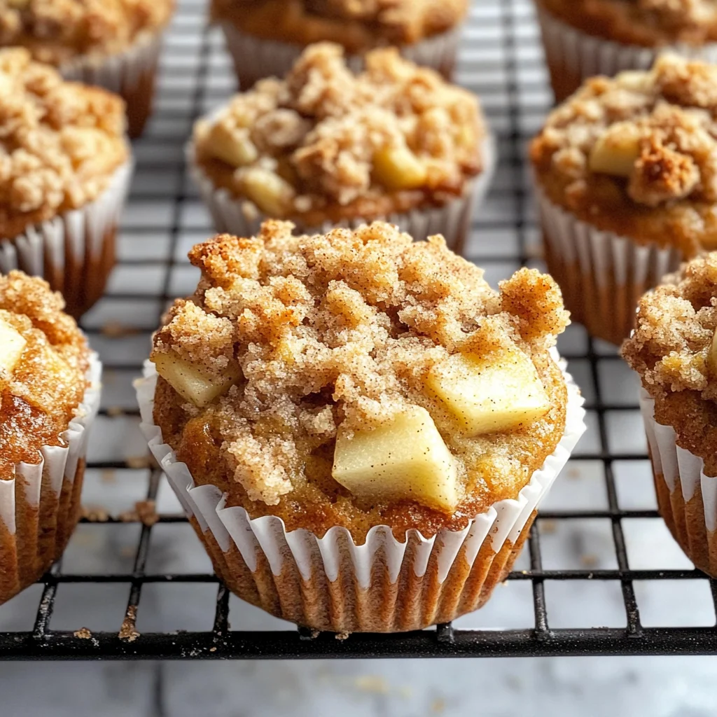 Apple Cinnamon Crumb Muffins
