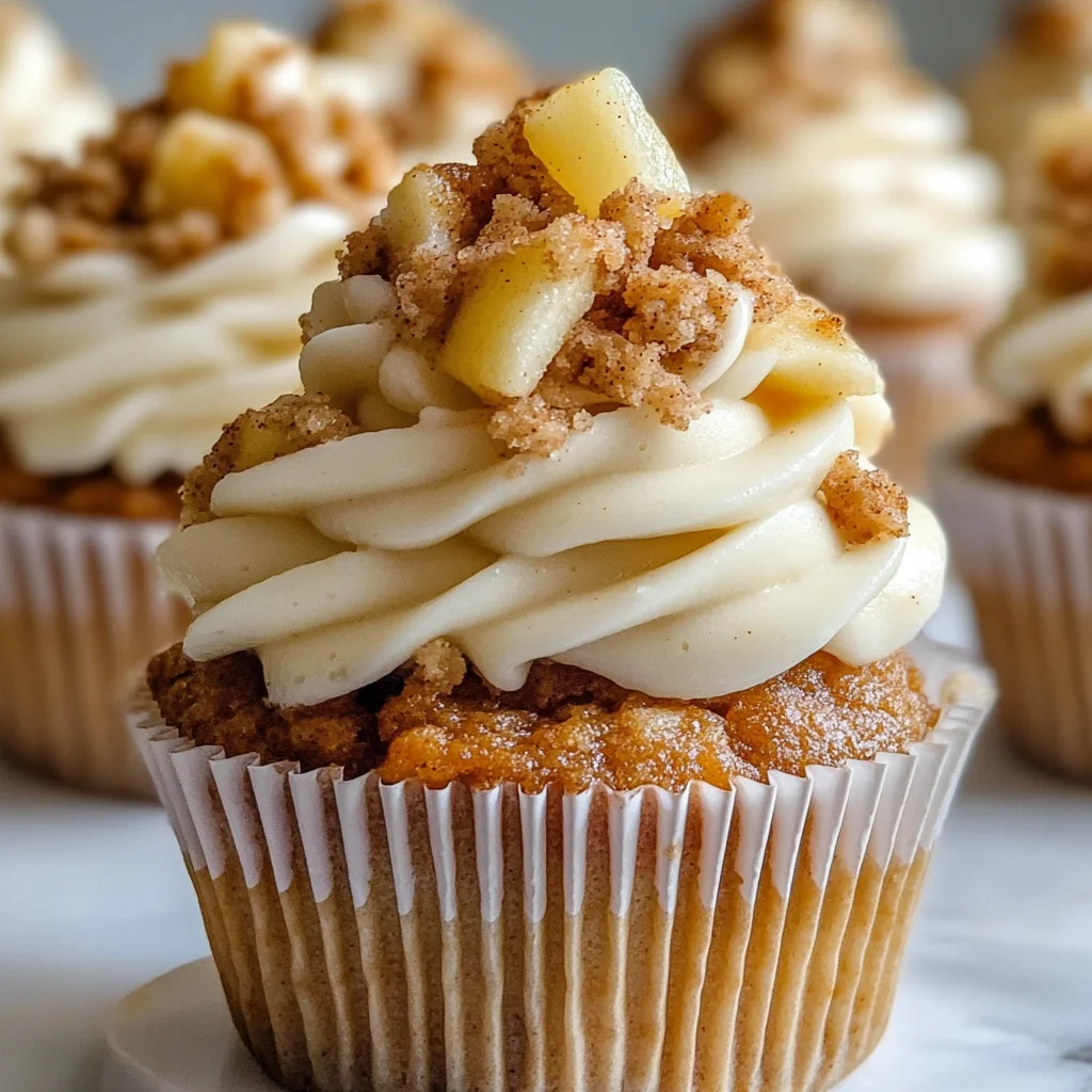 Apple Crisp Cupcakes