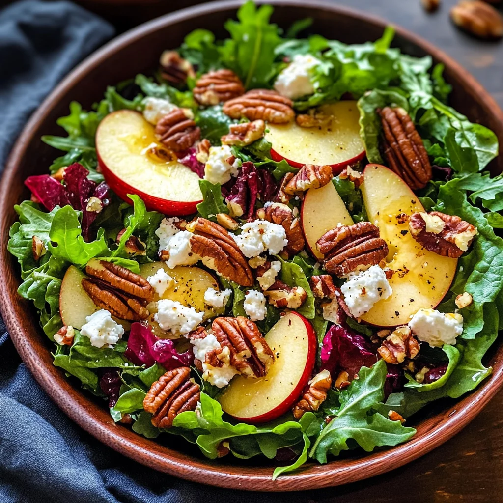 Autumn Harvest Honeycrisp Apple and Feta Salad