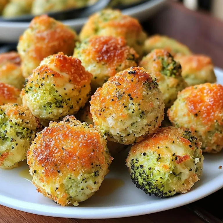 Baked Broccoli Cheese Balls
