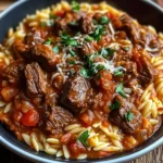 Beef Giouvetsi (Greek Beef Orzo Pasta) Recipe