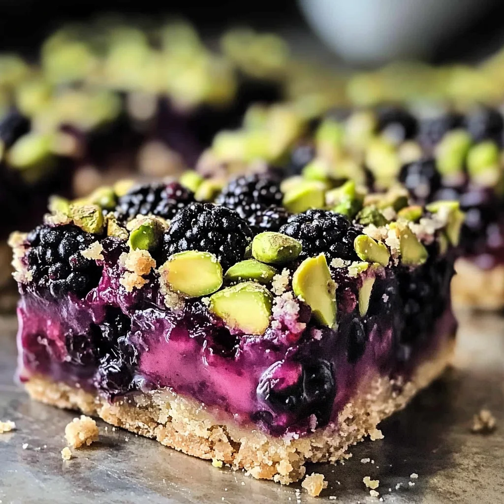 Blackberry Pistachio Dream Bars: An Incredible Ultimate Recipe