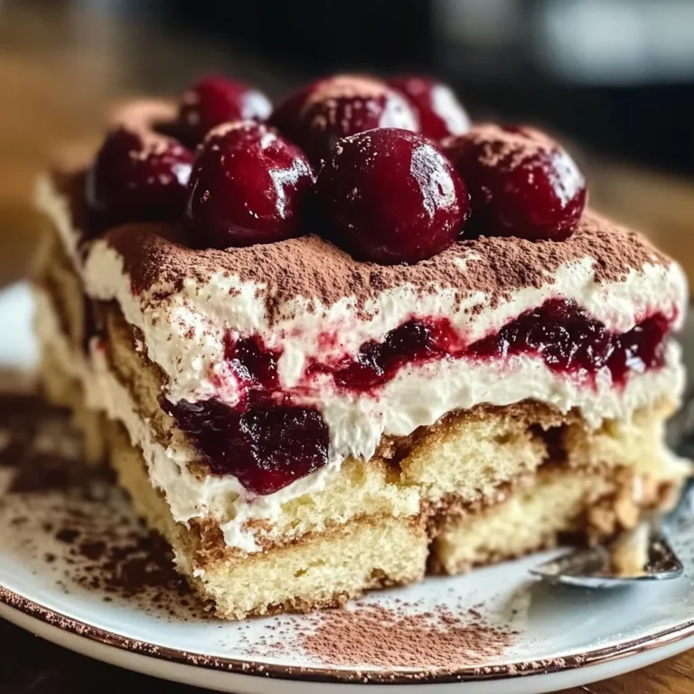 Cherry Amaretto Tiramisu