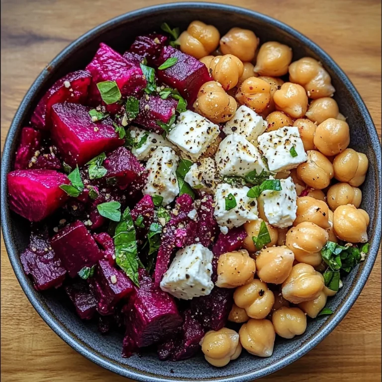Chickpea, Beet and Feta Salad