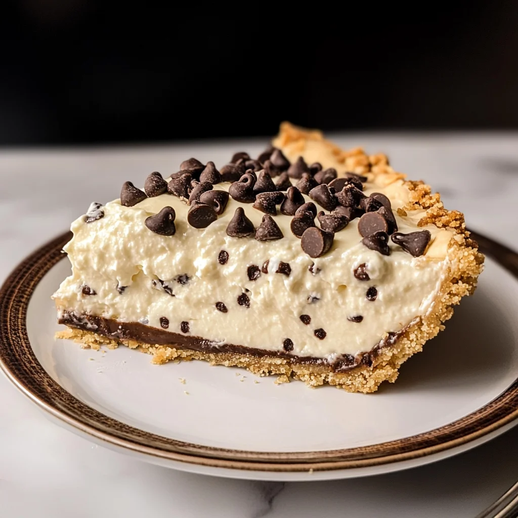 Chocolate Chip Cannoli Pie