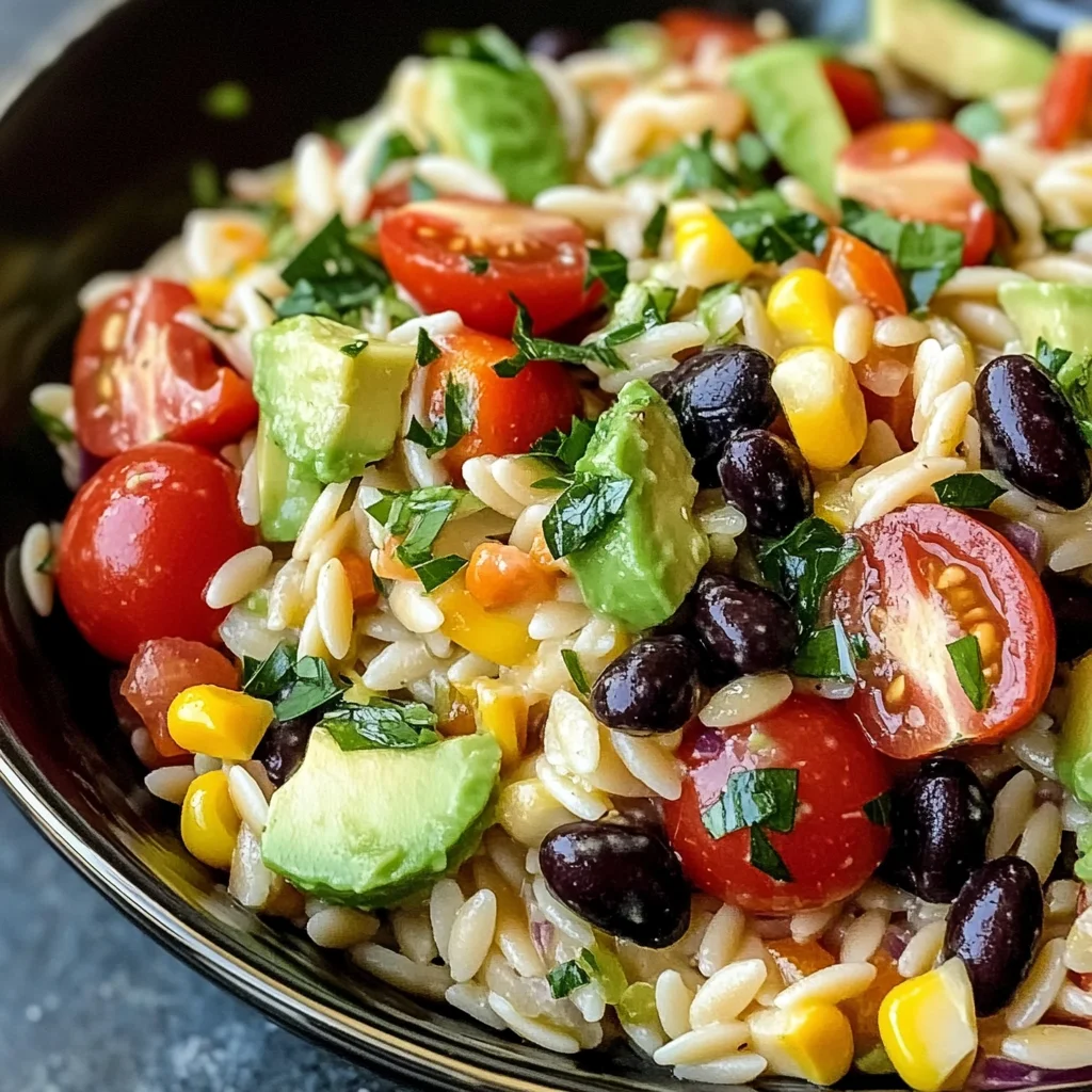 Cowboy Orzo Salad