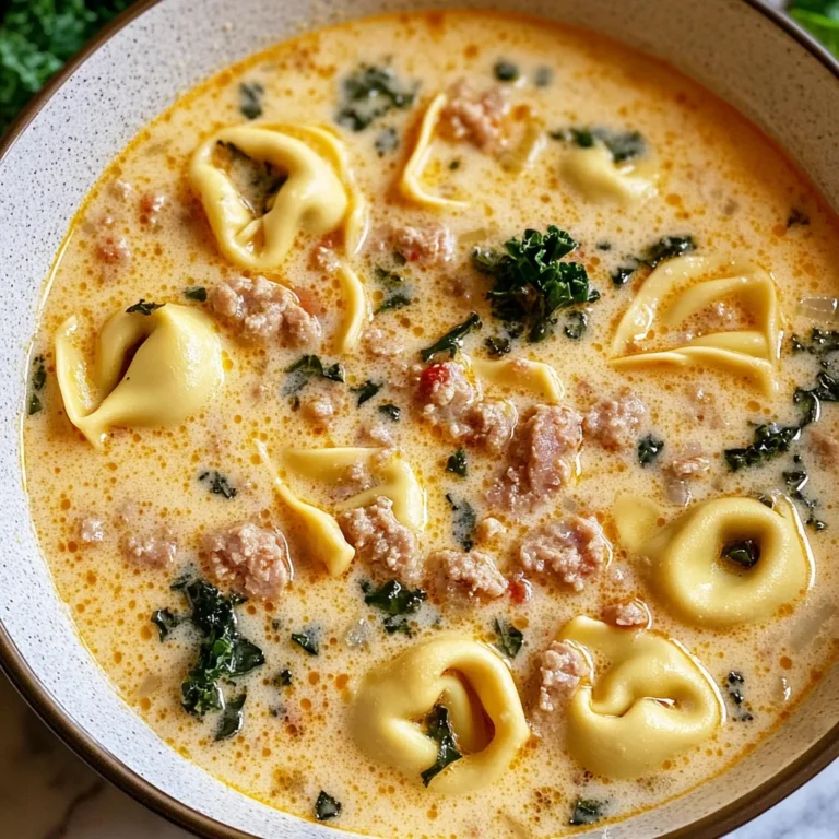 Creamy Tortellini Soup
