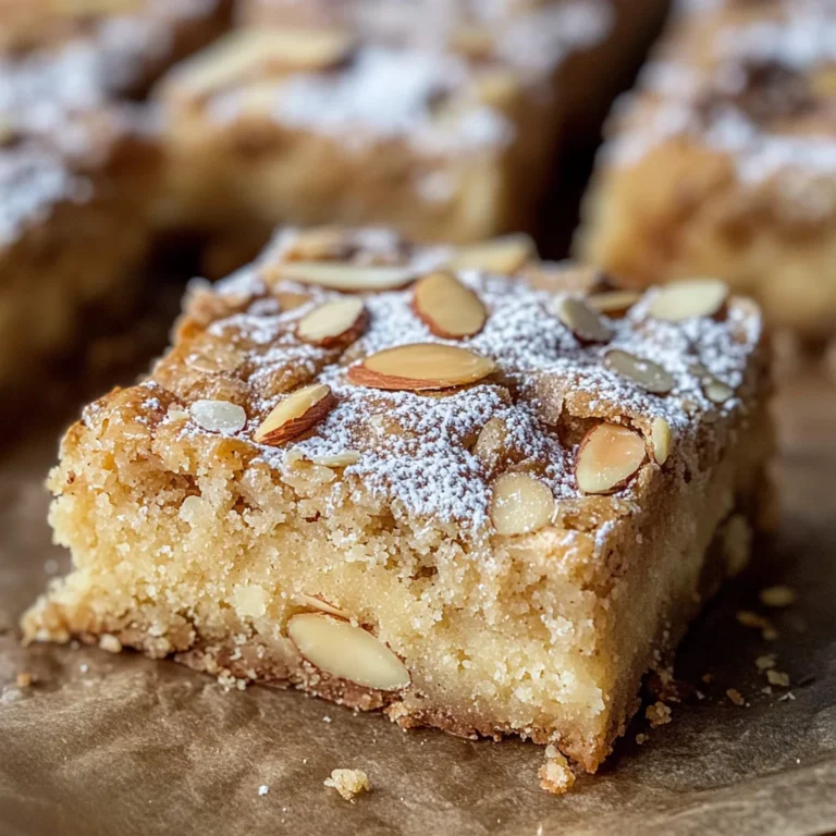 Easy Almond Croissant Blondies