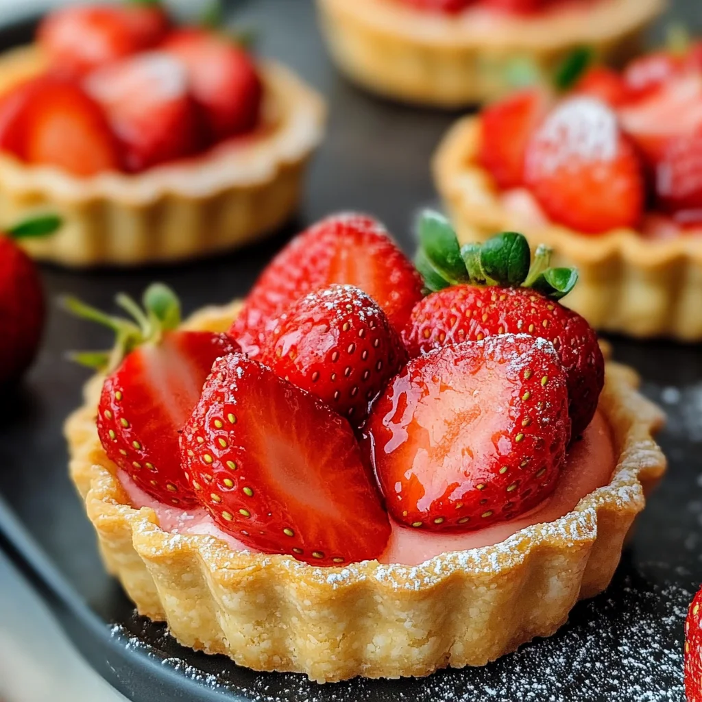 Fresh and Delicious Strawberry Tartlets Recipe