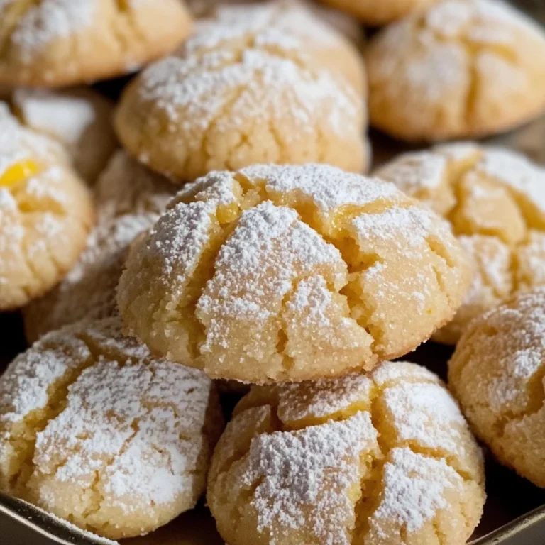 Limoncello Amaretti Cookies