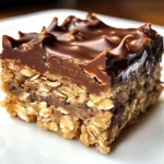No Bake Chocolate Oatmeal Bars
