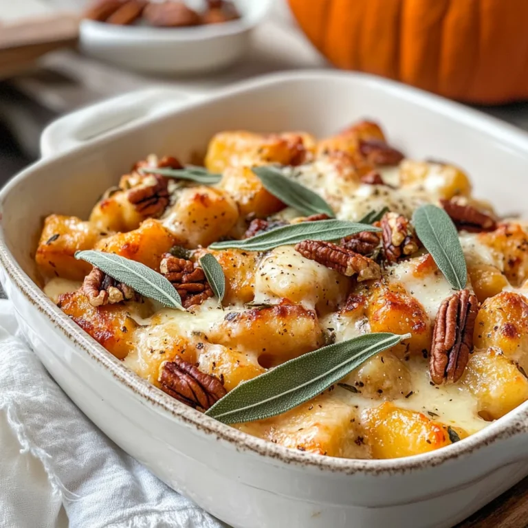 Pumpkin Gnocchi Bake
