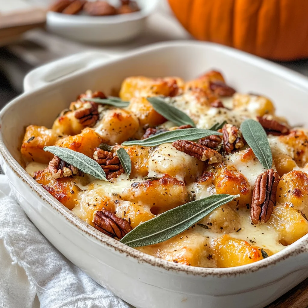 Pumpkin Gnocchi Bake