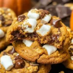 Pumpkin S'mores Cookies