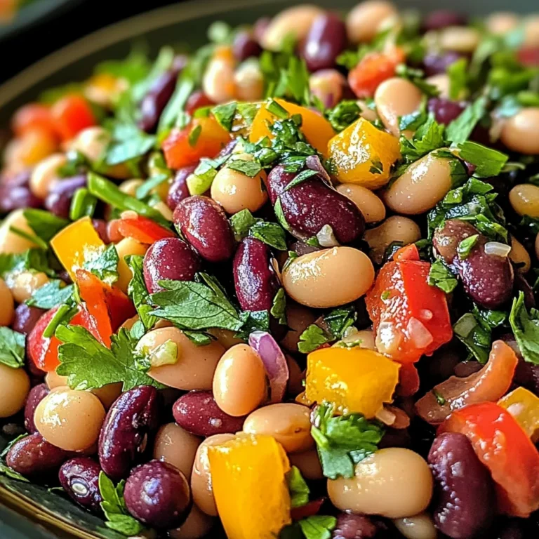 Rainbow Bean Salad: A Vibrant & Healthy Recipe