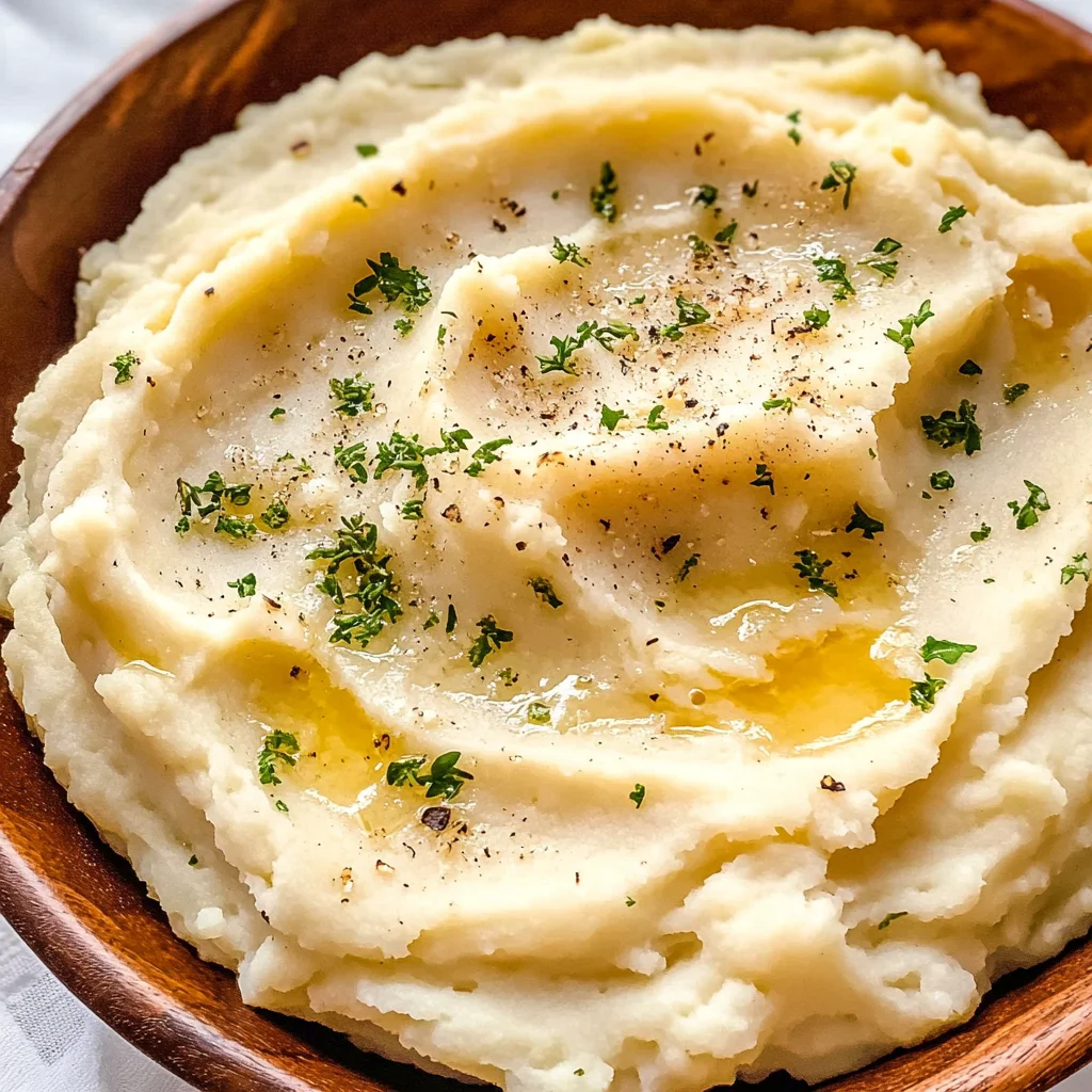 Roasted Garlic Mashed Potatoes {Slow Cooker}