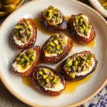 St. Patrick’s Day Treat: Honey Pistachio Ricotta Stuffed Dates