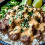 Steak Queso Rice