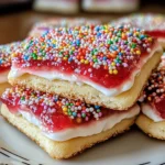 Strawberry Pop Tart Sugar Cookies