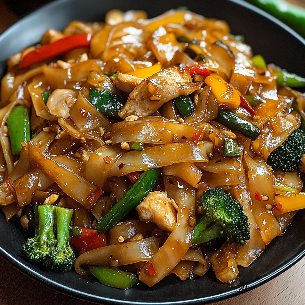 Street Style Thai Drunken Noodles
