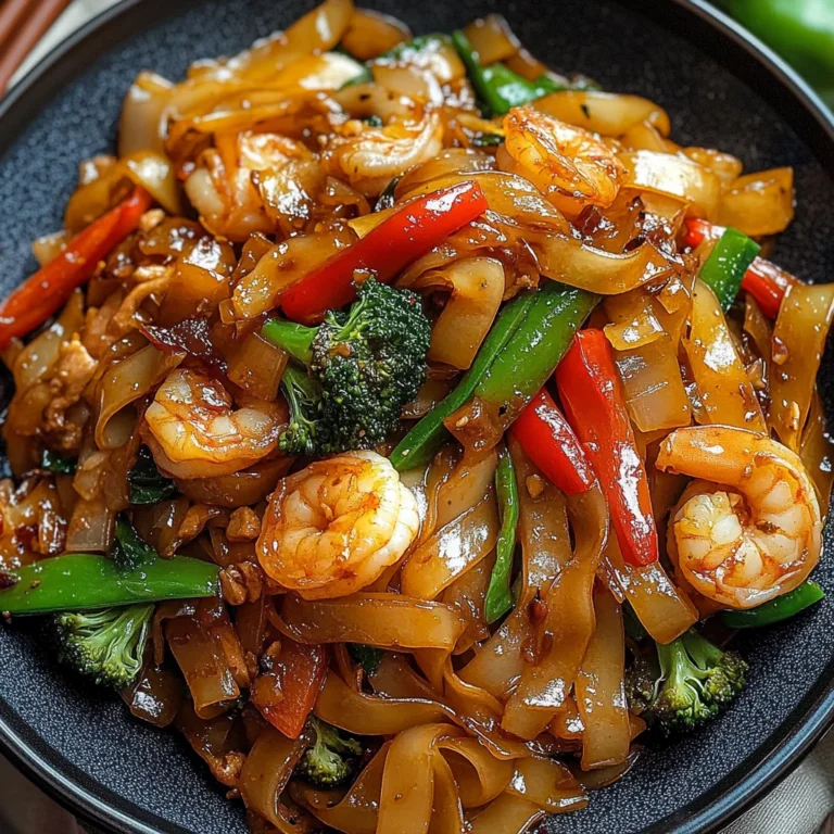 Street Style Thai Drunken Noodles