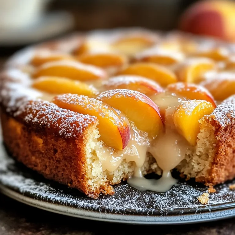 Summer Peach Cake