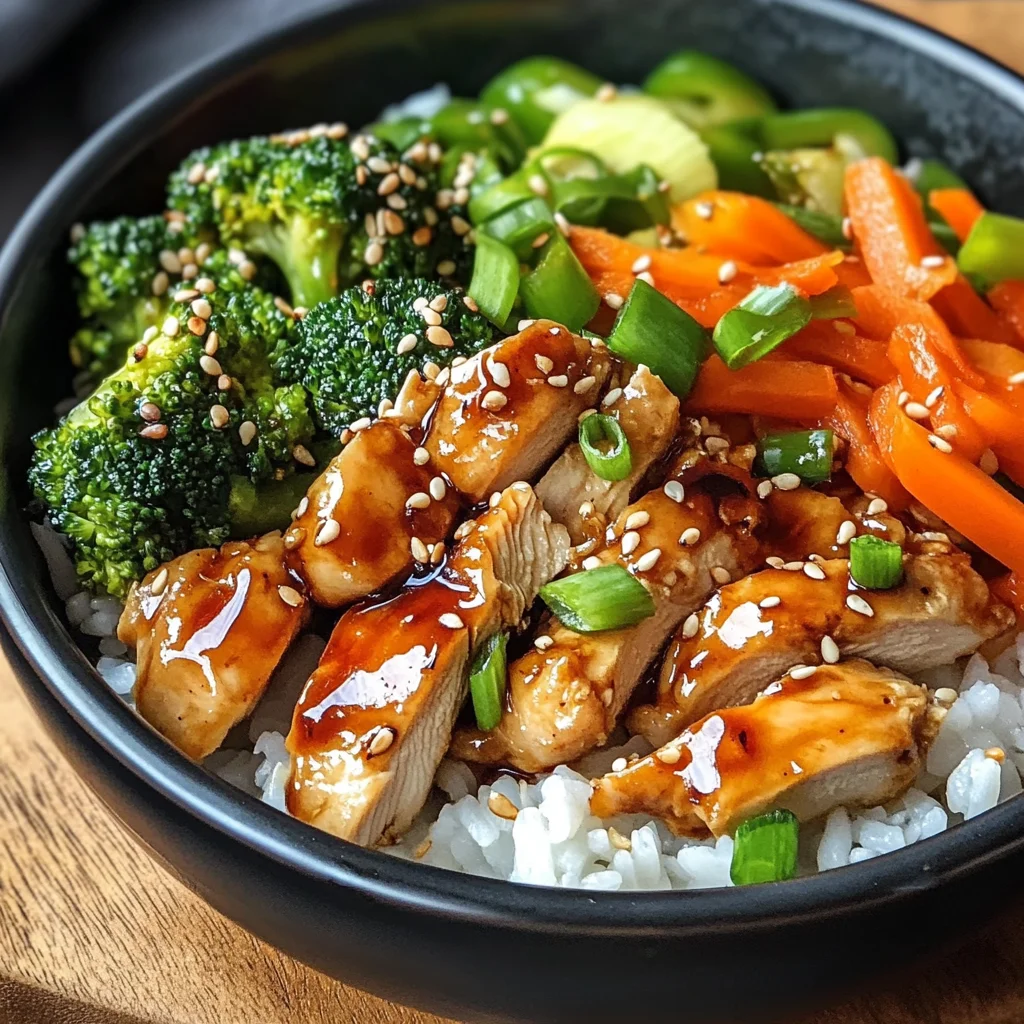 Teriyaki Chicken Rice Bowl