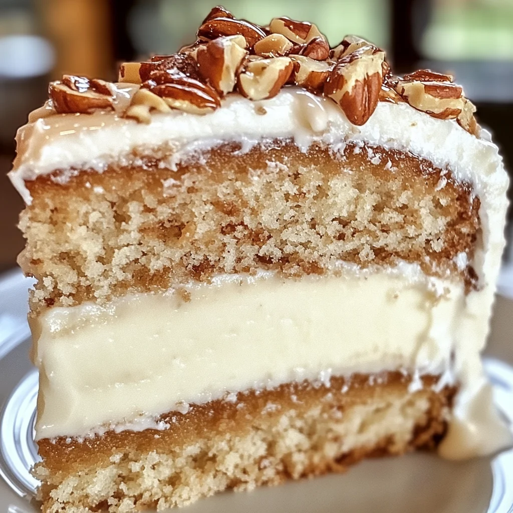 White German Chocolate Cake with Cheesecake Center