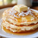 coconut cream pancakes