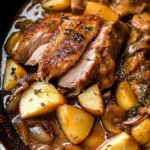 Apple Cider Braised Pork Shoulder