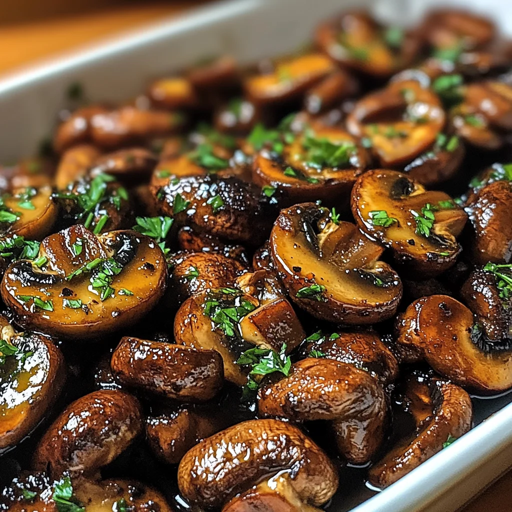 Balsamic Roasted Mushrooms