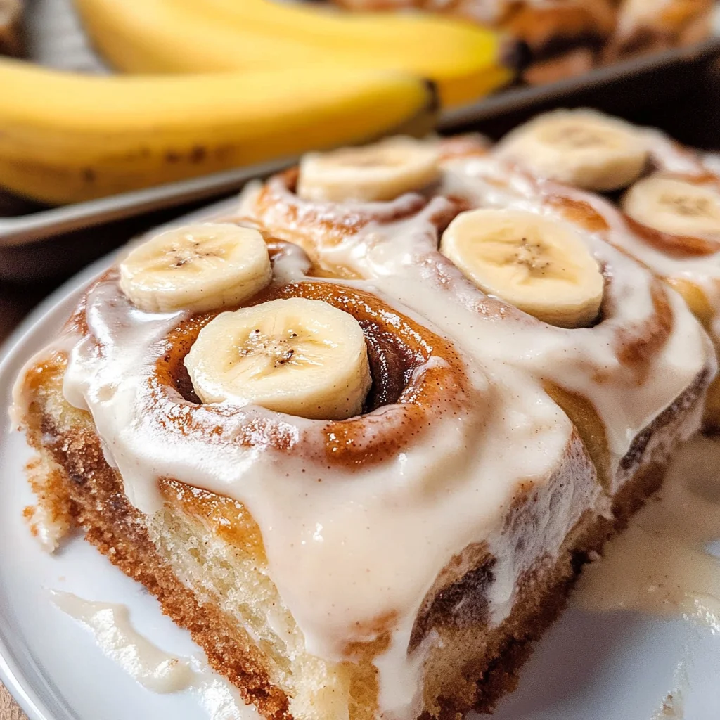 Banana Bread Cinnamon Rolls