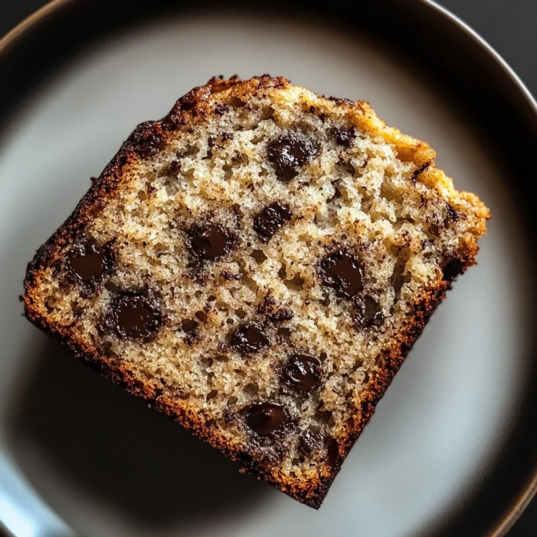 Banana Bread Recipe with Chocolate Chips