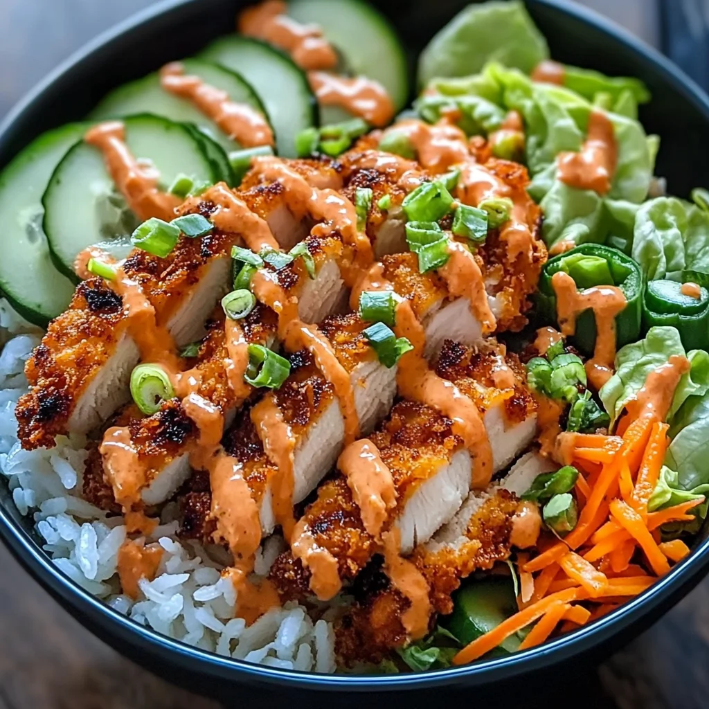 Bang Bang Chicken Rice Bowl