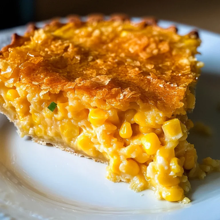 Cheddar Sweet Corn Pie
