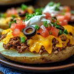 Cheesy Taco Potatoes