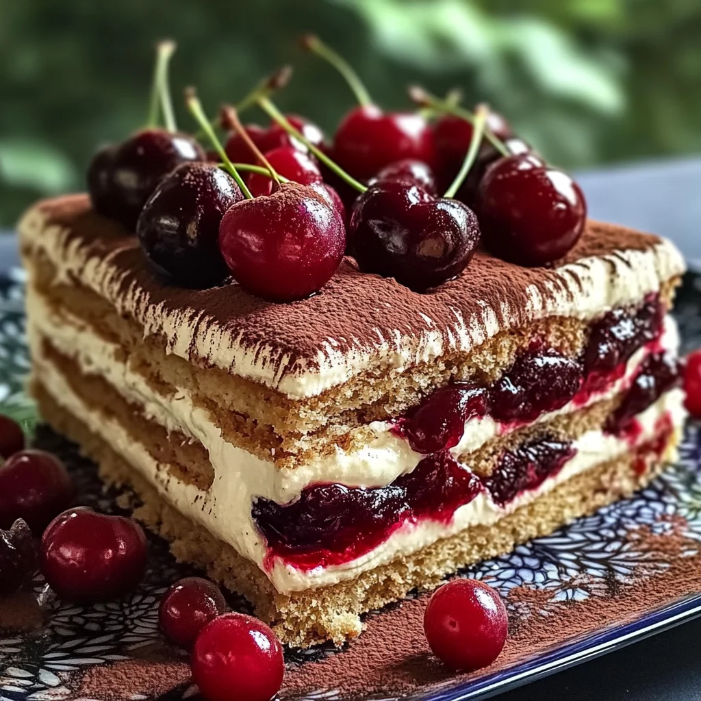 Cherry Amaretto Tiramisu Dessert: A Decadent Twist on a Classic Italian Treat