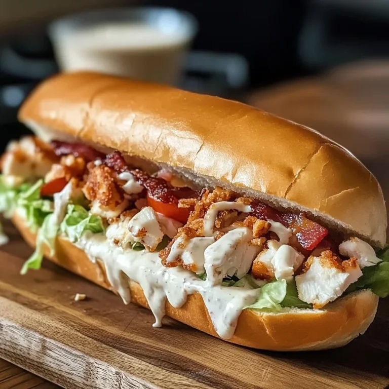 Chopped Chicken Bacon Ranch Sub: An Amazing Ultimate Recipe