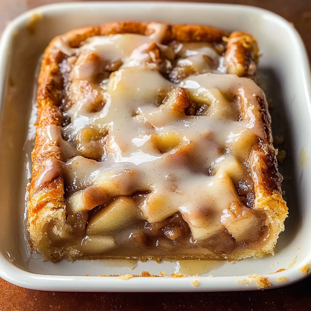 Cinnamon Roll Apple Pie