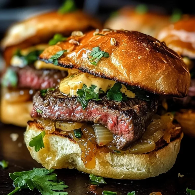 Cowboy Butter Steak Sliders