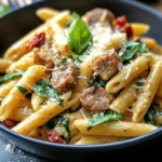 Creamy Tuscan Sausage Pasta
