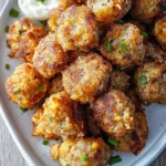 Crispy Hashbrown Sausage Bites