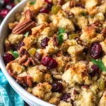 Crock Pot Cranberry Pecan Stuffing