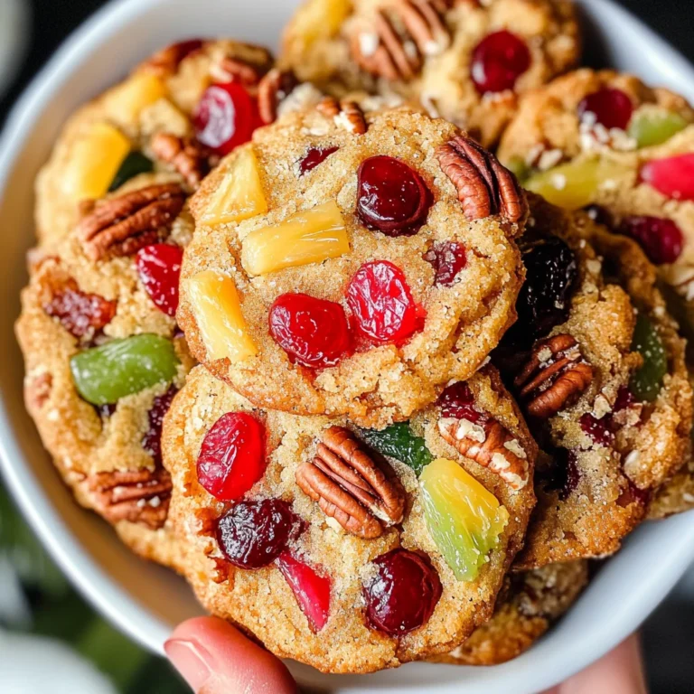 Easy Christmas Fruitcake Cookies Recipe